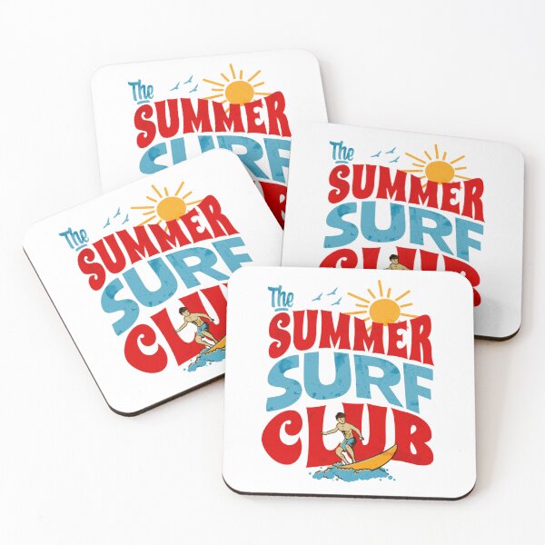 Item preview,  "Just Game – The Summer Surf Club" Bold Typography Design – Retro Beach & Surf Aesthetic designed and sold by Colorful-Garden.