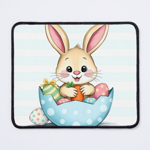 Item preview, Colorful Festive Easter Eggs Easter Bunny Spring Flowers - Happy Easter 2025 designed and sold by svarupa.