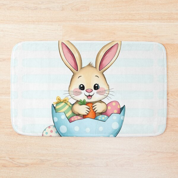 Item preview, Colorful Festive Easter Eggs Easter Bunny Spring Flowers - Happy Easter 2025 designed and sold by svarupa.