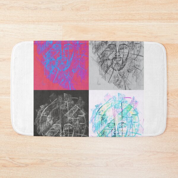 Item preview, Jesus Pop Art – Four Faces of Faith (Mood Painting, Number 24, 2025) designed and sold by MichaelKerl.