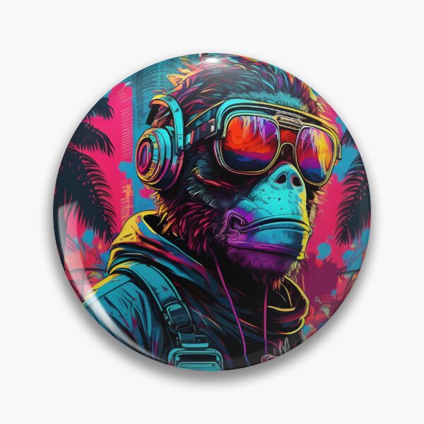 Item preview, Colorful Ninja Monkey Adventure designed and sold by designwizardry0.
