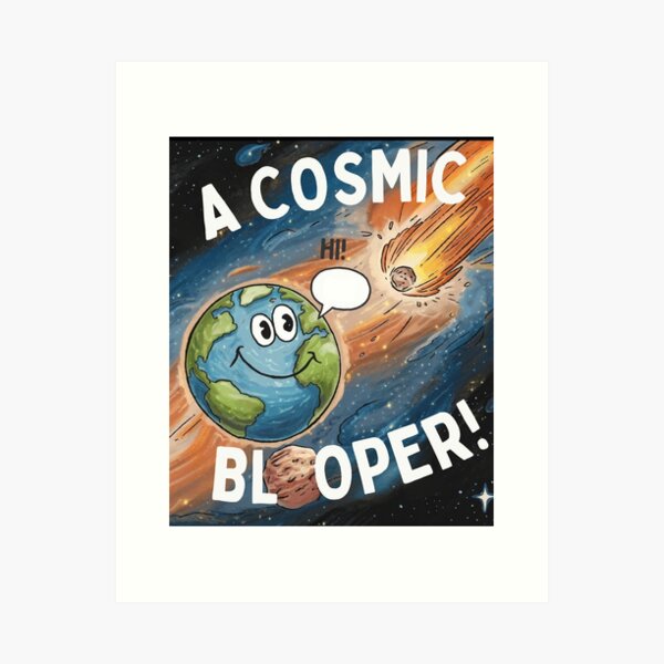 Item preview, A Cosmic Blooper! designed and sold by mirciashop.