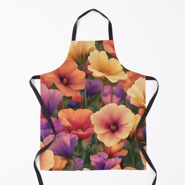 Item preview, A field of colorful and beautifully blooming flowers designed and sold by ModHaven.