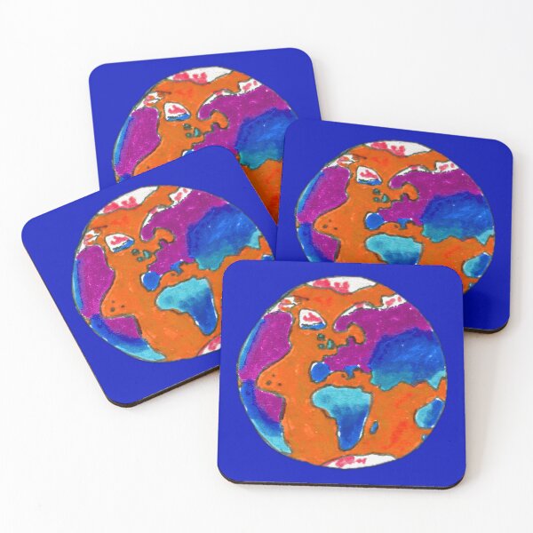 Item preview, The Earth – Hand-painted Planet – Variation 4 designed and sold by Vision Illustrated.