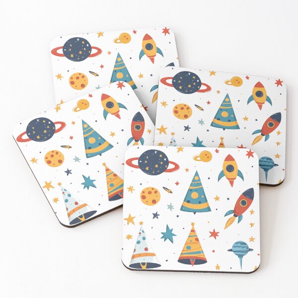Item preview,  Cosmic Celebration - Space-Themed Party Hats and Rockets designed and sold by Moss and Moon Studio.