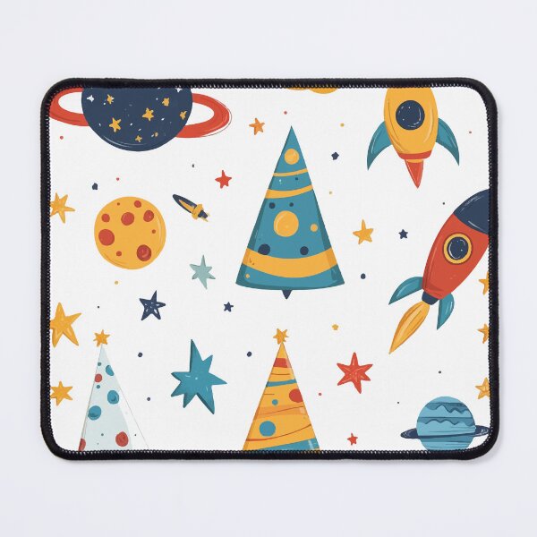 Item preview,  Cosmic Celebration - Space-Themed Party Hats and Rockets designed and sold by Moss and Moon Studio.