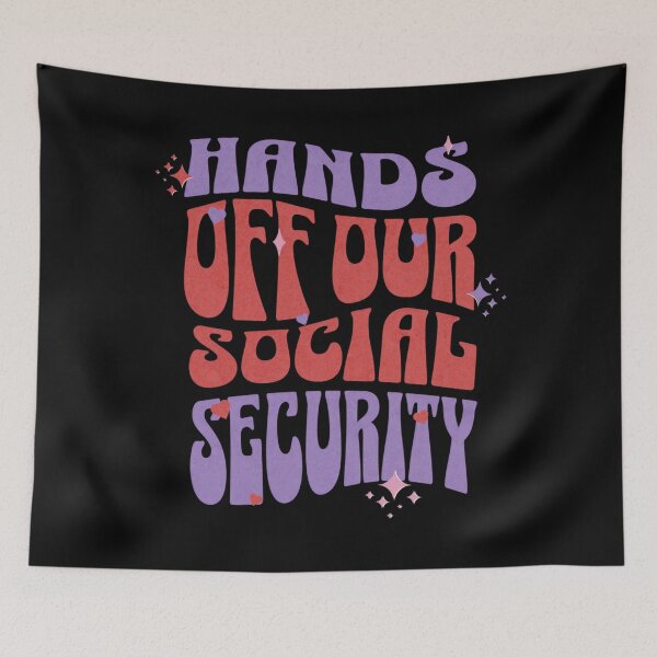 Item preview, Hands Off Protest Social Security And Medicare Protest Vintage designed and sold by Vincent-Cloud.