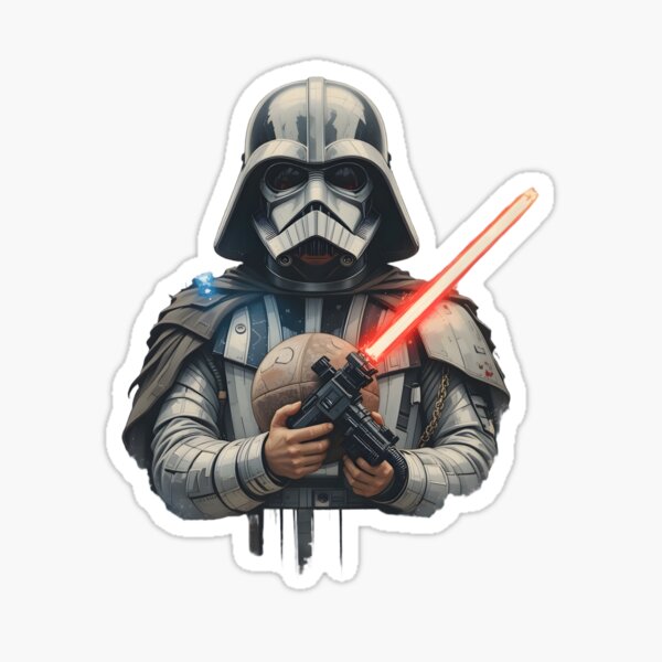 Item preview, Cartoon Star Wars Characters Space SciFi Galactic designed and sold by ART ATTACK ZONE.