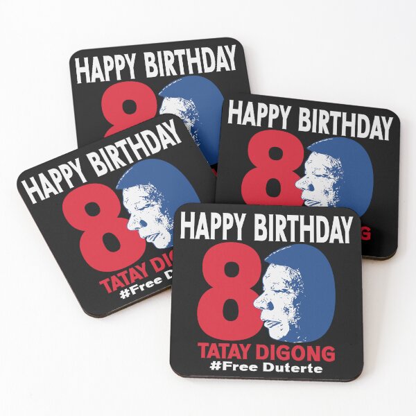 Item preview, Happy 80th Birthday Tatay Digong Duterte PRRD Free Duterte designed and sold by Colorfulman.