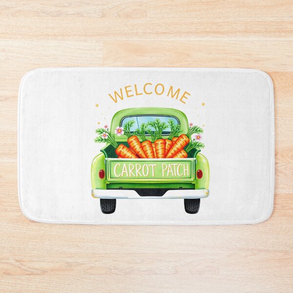 Item preview, Colorful Festive Easter Green Truck with Carrots - Happy Easter 2025 designed and sold by svarupa.