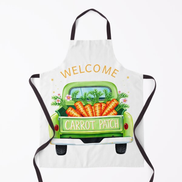 Item preview, Colorful Festive Easter Green Truck with Carrots - Happy Easter 2025 designed and sold by svarupa.