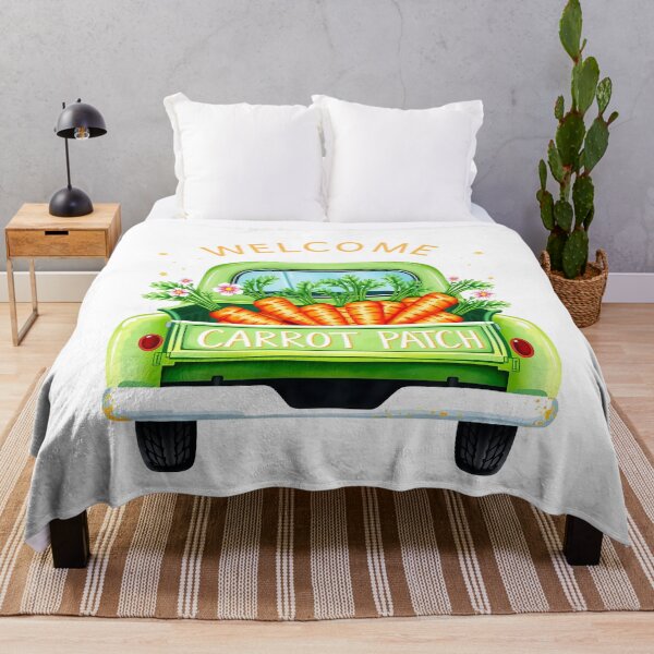 Item preview, Colorful Festive Easter Green Truck with Carrots - Happy Easter 2025 designed and sold by svarupa.