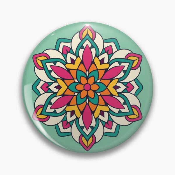 Item preview, Intricate Floral Indian Rangoli Design & Pattern designed and sold by Jollys-ArtShop.