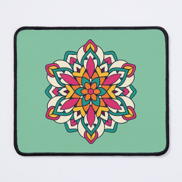 Item preview, Intricate Floral Indian Rangoli Design & Pattern designed and sold by Jollys-ArtShop.