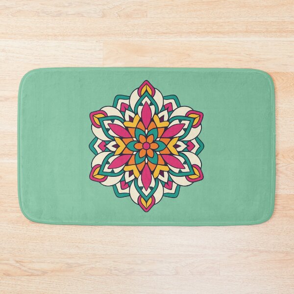 Item preview, Intricate Floral Indian Rangoli Design & Pattern designed and sold by Jollys-ArtShop.