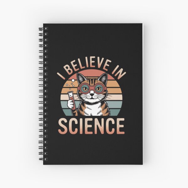 Artikel-Vorschau von Lustiges Vintage Wissenschaftskatzen-T-Shirt - Ich glaube an Wissenschaftstiere, designt und verkauft von StemMerch247.