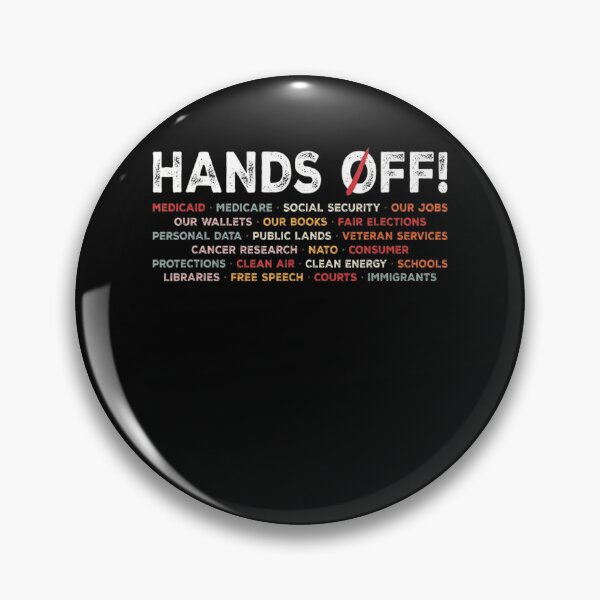 Item preview, Hands Off Protest Social Security And Medicare Protest designed and sold by Vincent-Cloud.