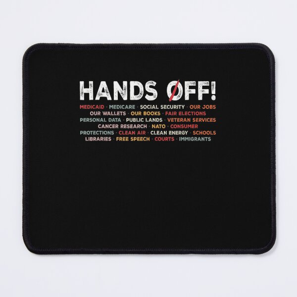 Item preview, Hands Off Protest Social Security And Medicare Protest designed and sold by Vincent-Cloud.