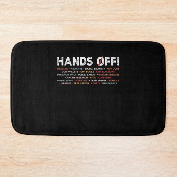 Item preview, Hands Off Protest Social Security And Medicare Protest designed and sold by Vincent-Cloud.