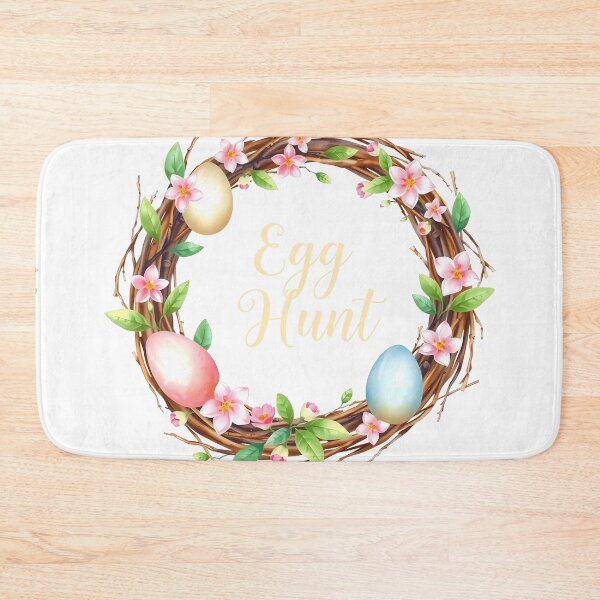 Item preview, Easter Wreath  Eggs Spring Flowers - Happy Easter 2025 designed and sold by svarupa.