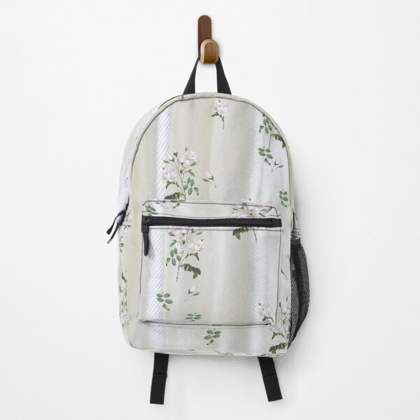 Item preview, White Watercolour Roses painted on champagne Silk texture designed and sold by NadineMay.