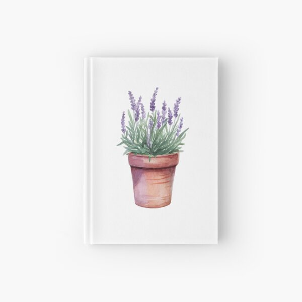 Item preview, Modern Trendy Watercolor Lavender pot designed and sold by SOUFIANE1991.