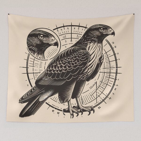 Item preview, Zone-tailed Hawk 4 designed and sold by theAVIARY7.