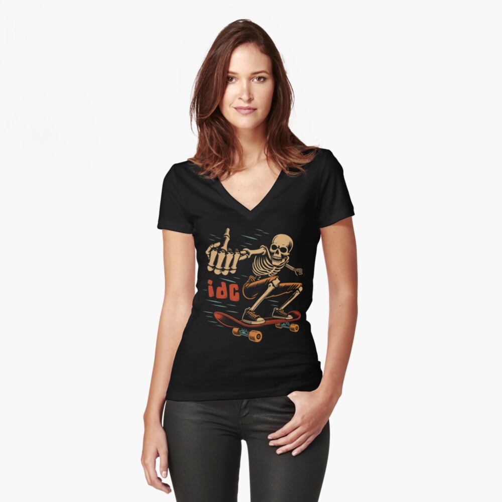 Item preview, Fitted V-Neck T-Shirt designed and sold by v-nerd.
