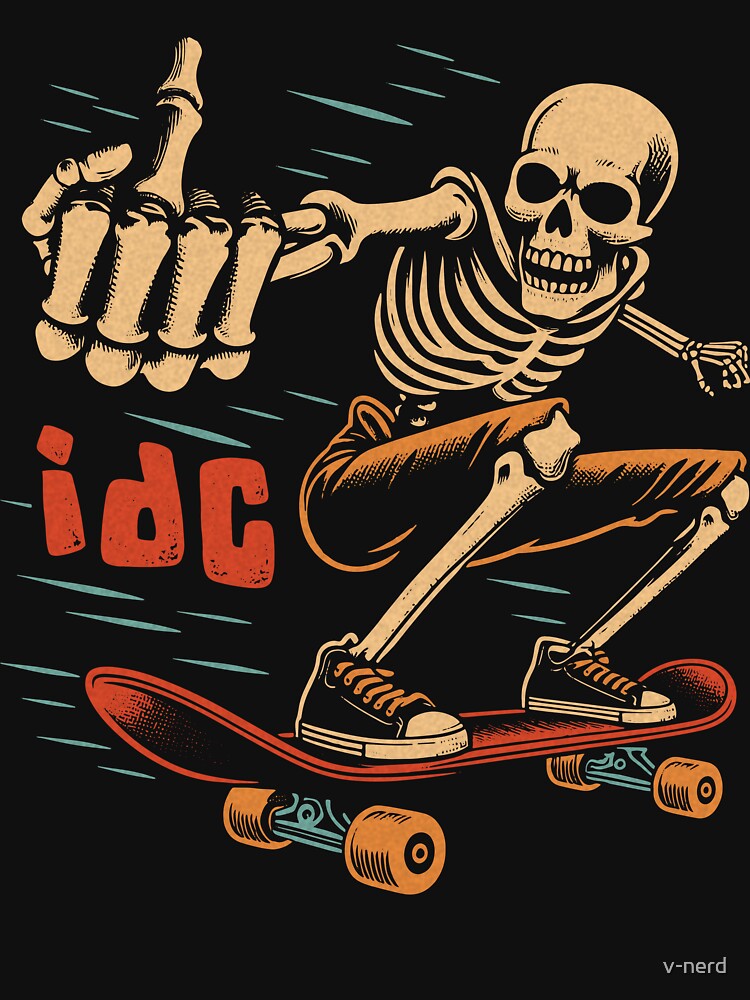 Thumbnail 7 of 7, Essential T-Shirt, I don’t care designed and sold by v-nerd.