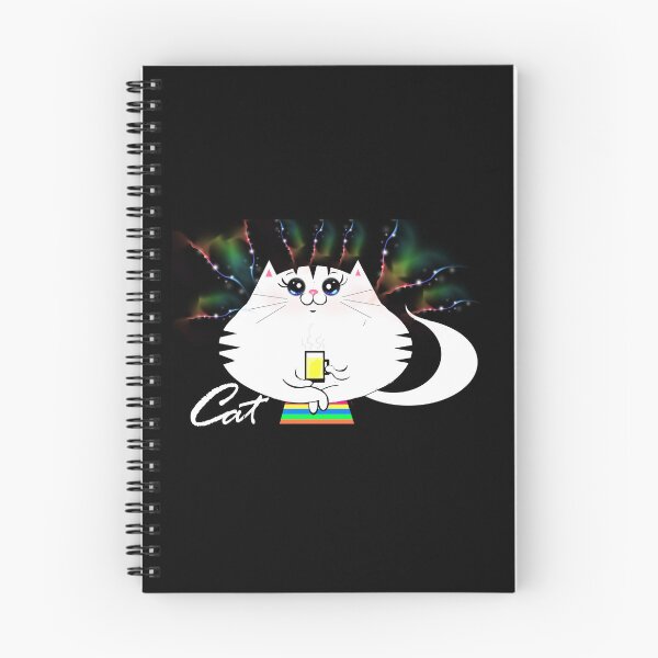 Item preview, The Magical Sipping Cat designed and sold by Shirley cute art .