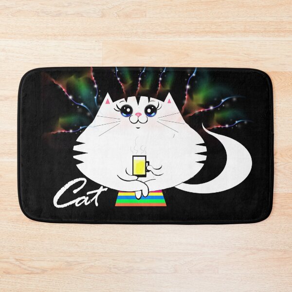 Item preview, The Magical Sipping Cat designed and sold by Shirley cute art .