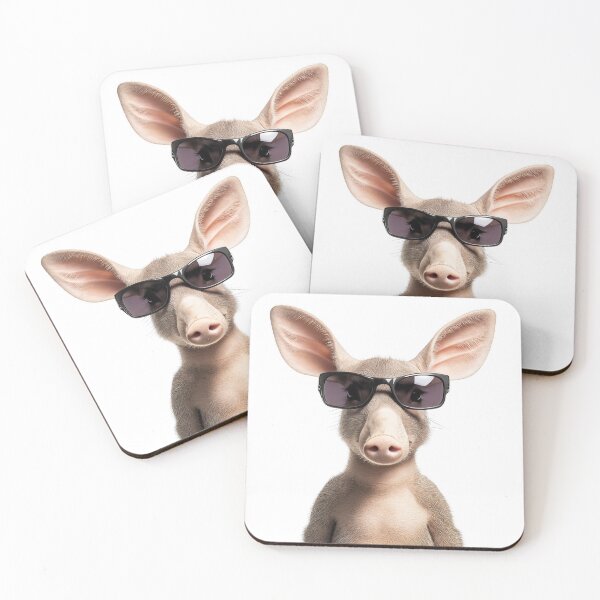 Item preview, Funny cool Aardvark wearing sunglasses designed and sold by LazyOwlStore.