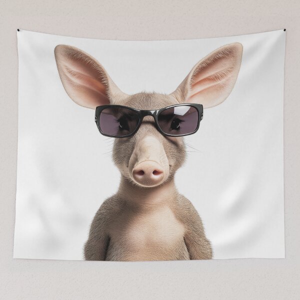 Item preview, Funny cool Aardvark wearing sunglasses designed and sold by LazyOwlStore.