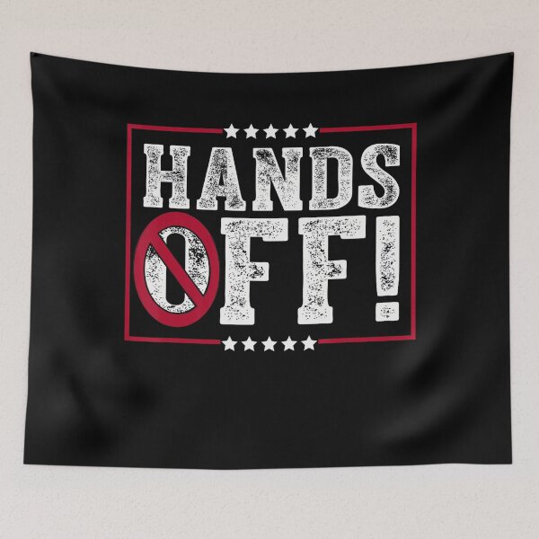 Item preview, Hands Off Protest Social Security designed and sold by Vincent-Cloud.