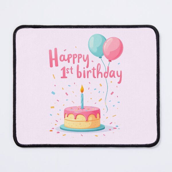 Item preview, Pastel Happy 1st Birthday designed and sold by Itsheartshop.