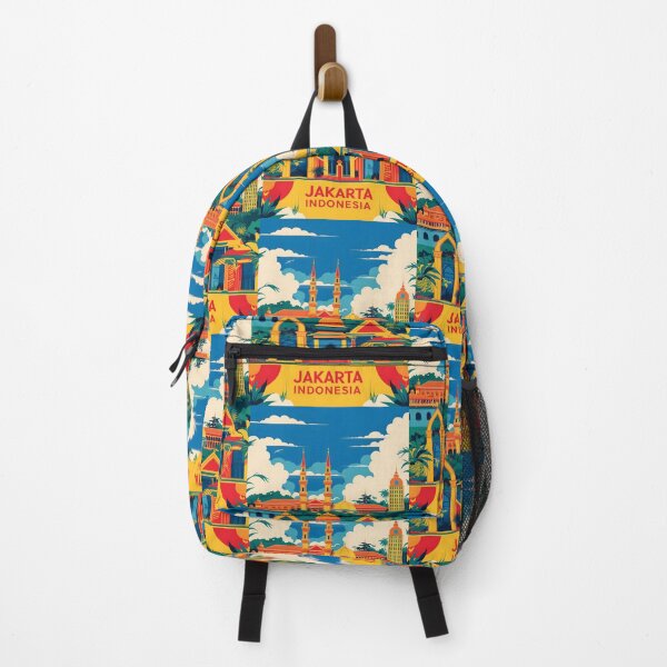 Item preview, Jakarta Indonesia Vintage Travel Tourism designed and sold by TravelersGems.