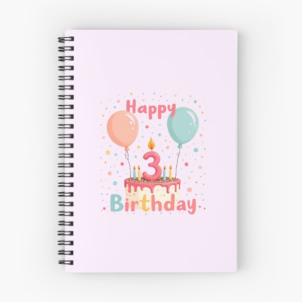 Item preview, Cute Happy 3rd Birthday designed and sold by Itsheartshop.