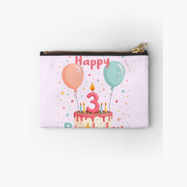 Item preview, Cute Happy 3rd Birthday designed and sold by Itsheartshop.