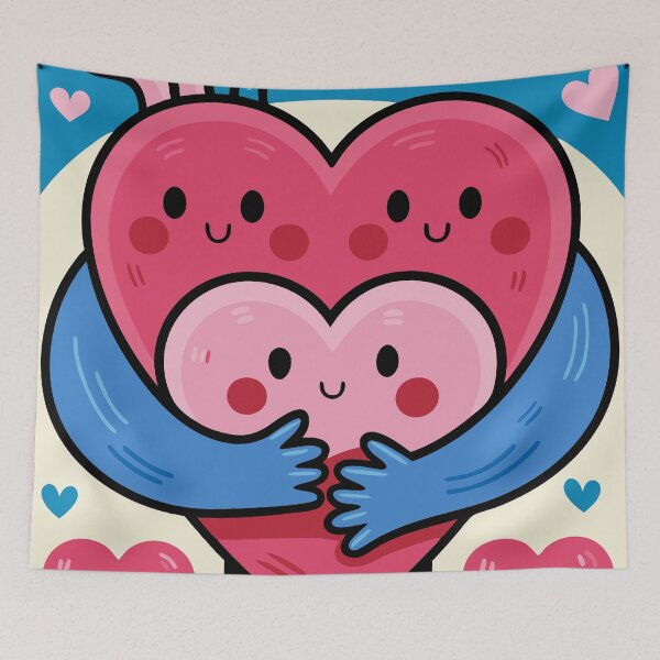 Item preview, Pink Heart Romance – Cute Love designed and sold by Timegraf.