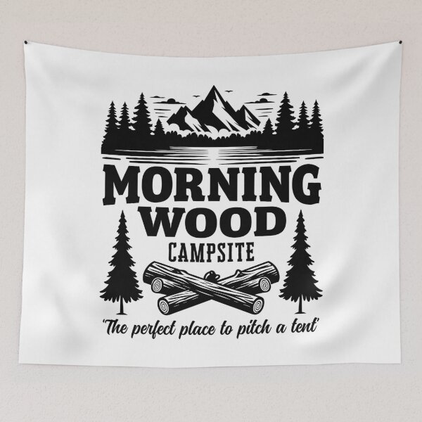 Item preview, Morning Wood Campsite designed and sold by PaulSDesign.