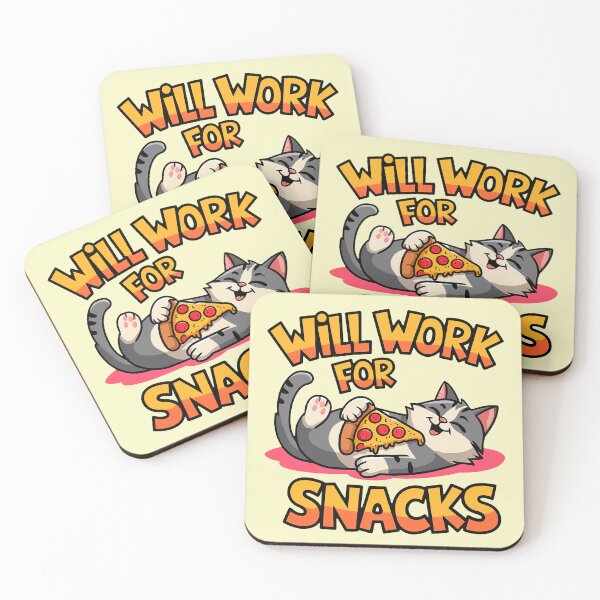Item preview, Will Work For Snacks designed and sold by DBM Photo Art 1.