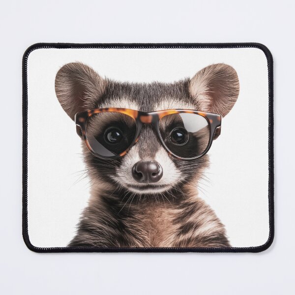 Item preview, Funny cool African Civet wearing sunglasses designed and sold by LazyOwlStore.