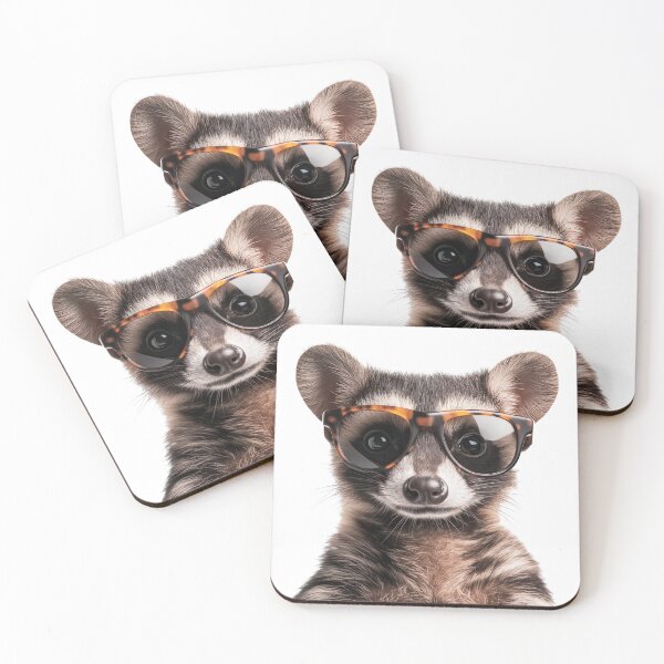 Item preview, Funny cool African Civet wearing sunglasses designed and sold by LazyOwlStore.