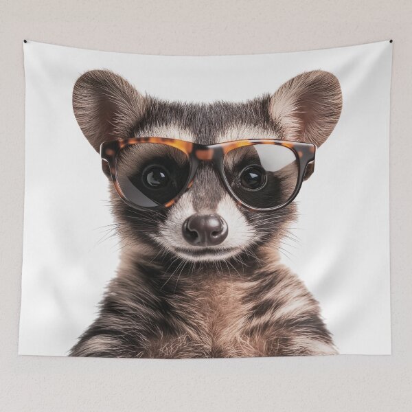 Item preview, Funny cool African Civet wearing sunglasses designed and sold by LazyOwlStore.