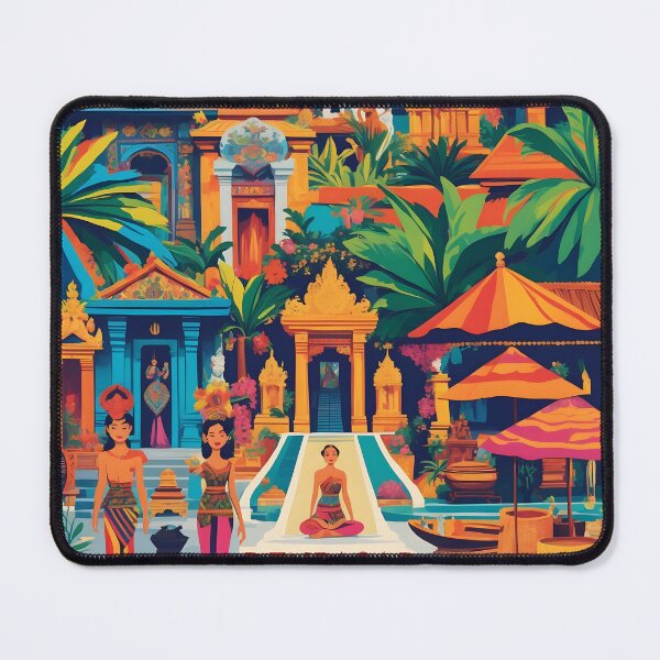 Item preview, Denpasar Indonesia Vintage Travel Tourism designed and sold by TravelersGems.
