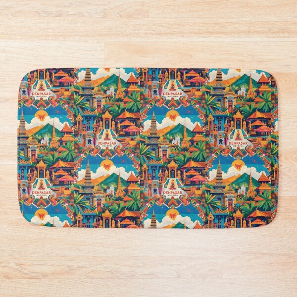 Item preview, Denpasar Indonesia Vintage Travel Tourism designed and sold by TravelersGems.