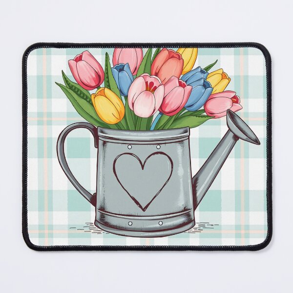 Item preview, Watering Can with Tulips Spring Flowers - Happy Easter 2025 designed and sold by svarupa.
