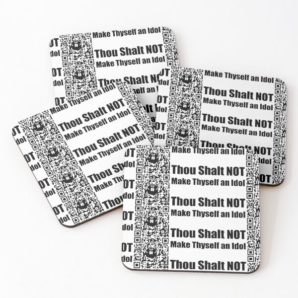 Item preview, Lg - Thou Shalt NOT Make Thyself an Idol - Large Print designed and sold by Nico's NovelTs.