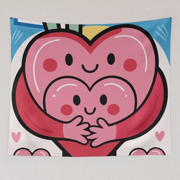 Item preview, Pink Heart Romance – Cute Love designed and sold by Timegraf.