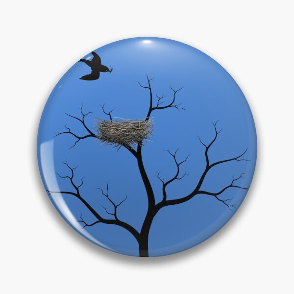 Item preview, "Minimal Bird Nest Illustration – Symbol of Rest, Nature & New Beginnings" designed and sold by Nadia-joy.
